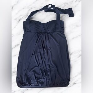 BCBG Max Azria Navy Babydoll Bubble Dress Size M